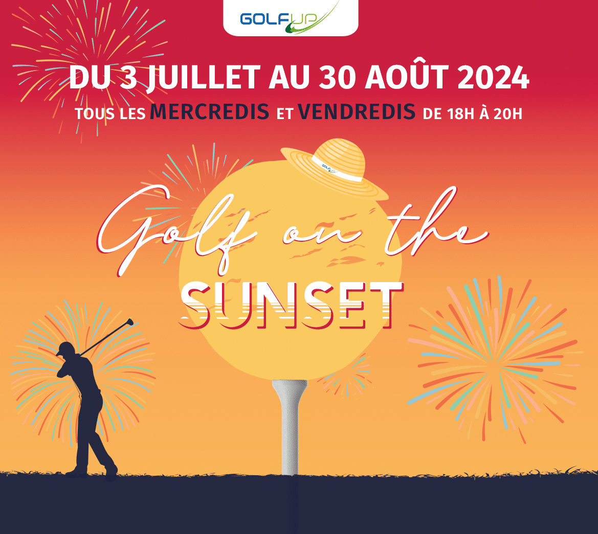 Golf on the sunset