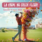 La coupe du green fleuri