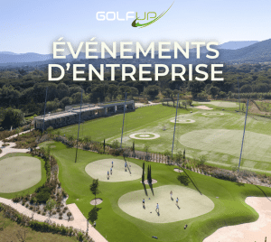 Repas de Noël d’entreprise et initiation golf chez Golf Up, Grimaud
